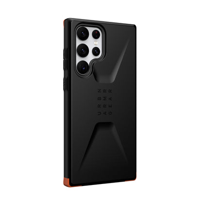 UAG Civilian for Samsung Galaxy S22 Ultra - Black (Barcode: 810070368883 ) - Forexengineer -Malaysia- 810070368883