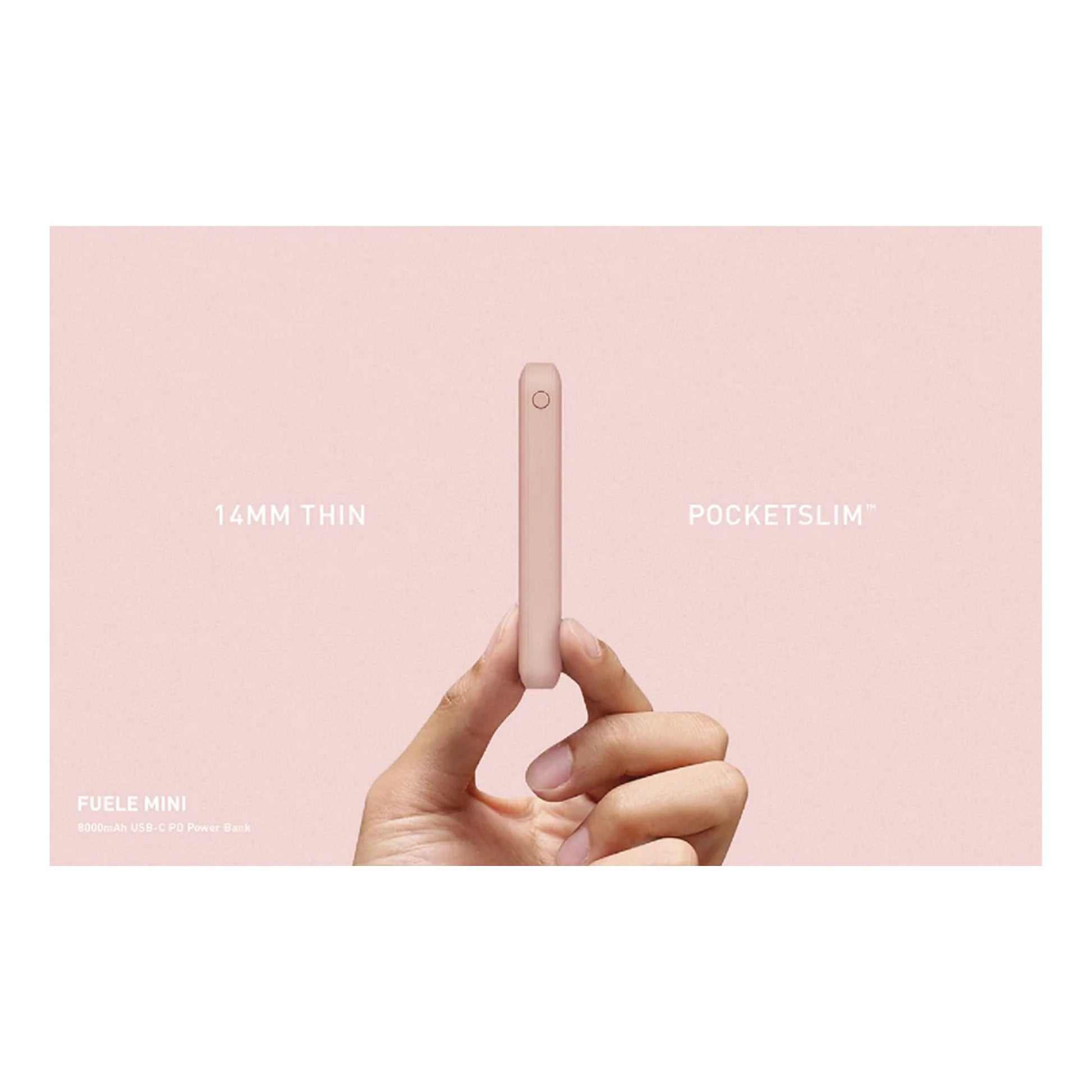 Uniq Fuele Mini PocketSlim 8000 mAh USB-C 18W PD Power Bank - Green (Barcode: 8886463676356 ) - Forexengineer -Malaysia- 8886463676356