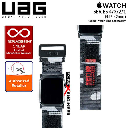 UAG Active Strap for Apple Watch Ultra 2/1 & all previous versions - High Strength Nylon Weave - Midnight Camo - Forexengineer-malaysia