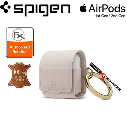 Spigen La Manon Leather for AirPods 2nd Gen - 1st Gen - Pale Pink - Forexengineer-malaysia
