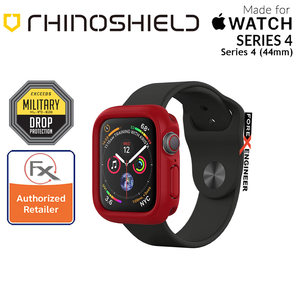 [RACKV2_CLEARANCE] Rhinoshield CrashGuard NX for Apple Watch Series SE - 6 - 5 - 4 - 44mm - Red