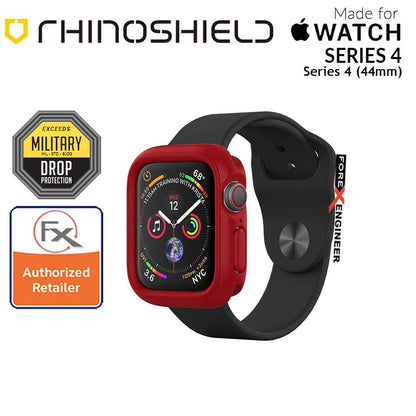 [RACKV2_CLEARANCE] Rhinoshield CrashGuard NX for Apple Watch Series SE - 6 - 5 - 4 - 44mm - Red - Forexengineer-malaysia