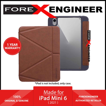 Monocozzi LUCID Folio for iPad Mini 7th Gen ( 2024 ) / iPad Mini 6th Gen ( 2021 ) - Ultra Light Folio Case with Apple Pencil Slot - Tan (Barcode: 4895199107687 )