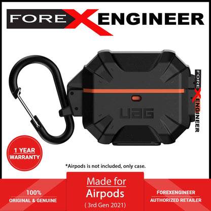 UAG Pathfinder for Airpods Gen 3 - 3rd Gen 2021 - Water Resistant Case - Black - Orange