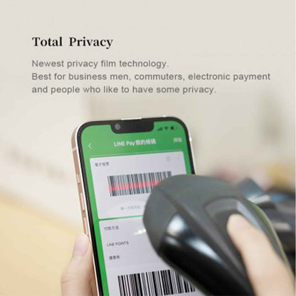 Hoda Tempered Glass for 14 - 13 - 13 Pro ( Anti-Peeper 2.5D 0.33mm Full Coverage ) - Privacy (Barcode: 4711103545805 )
