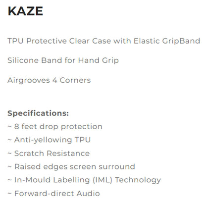 [ONLINE ONLY] Skinarma Kaze for iPhone 14 - Clear ( Barcode: 8886461242010 )