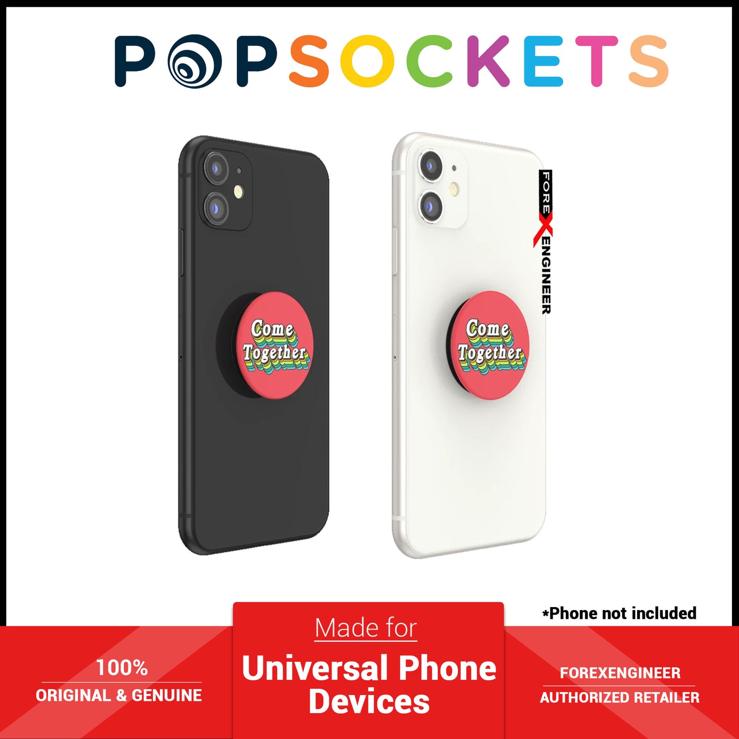PopSockets PopGrip Swappable - Come Together (Barcode: 840173705780 )