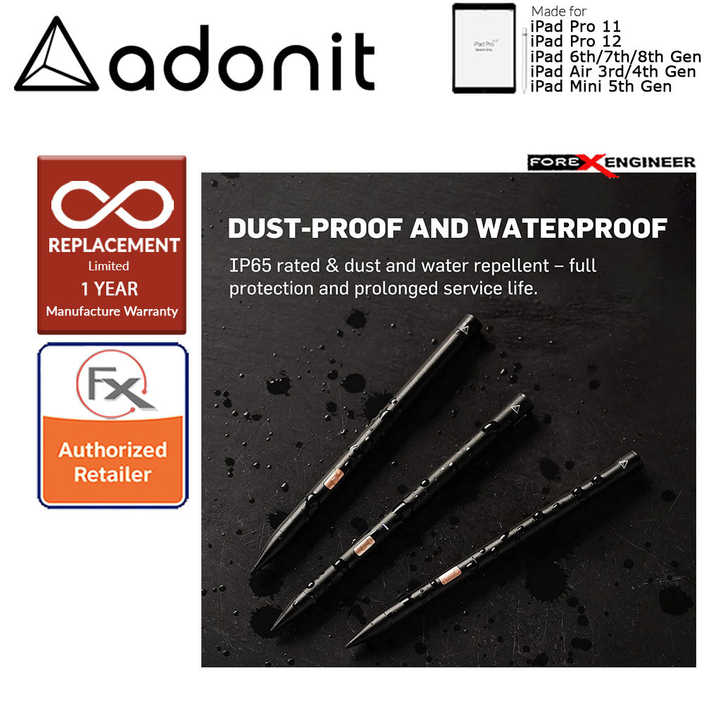 Adonit Note 2 Stylust Pen for latest iPad - I Pad Pro - Almost same with Apple Pencil - Black ( Barcode : 847663023645 )