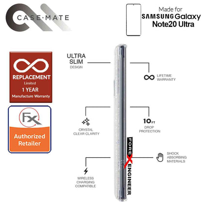 [RACKV2_CLEARANCE] Case Mate Twinkle for Samsung Galaxy Note 20 Ultra 5G 2020 - with Micropel antimicrobial protection ( Stardust ) ( Barcode : 846127195294 )