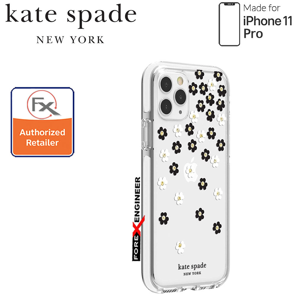 Kate Spade Protective Hardshell for iPhone 11 Pro ( Scattered Flowers ) ( Barcode : 191058101082 )