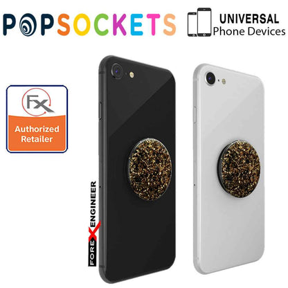 PopSockets PopGrip  Swappable Premium ( Foil Confetti Gold ) ( Barcode : 842978158297 )