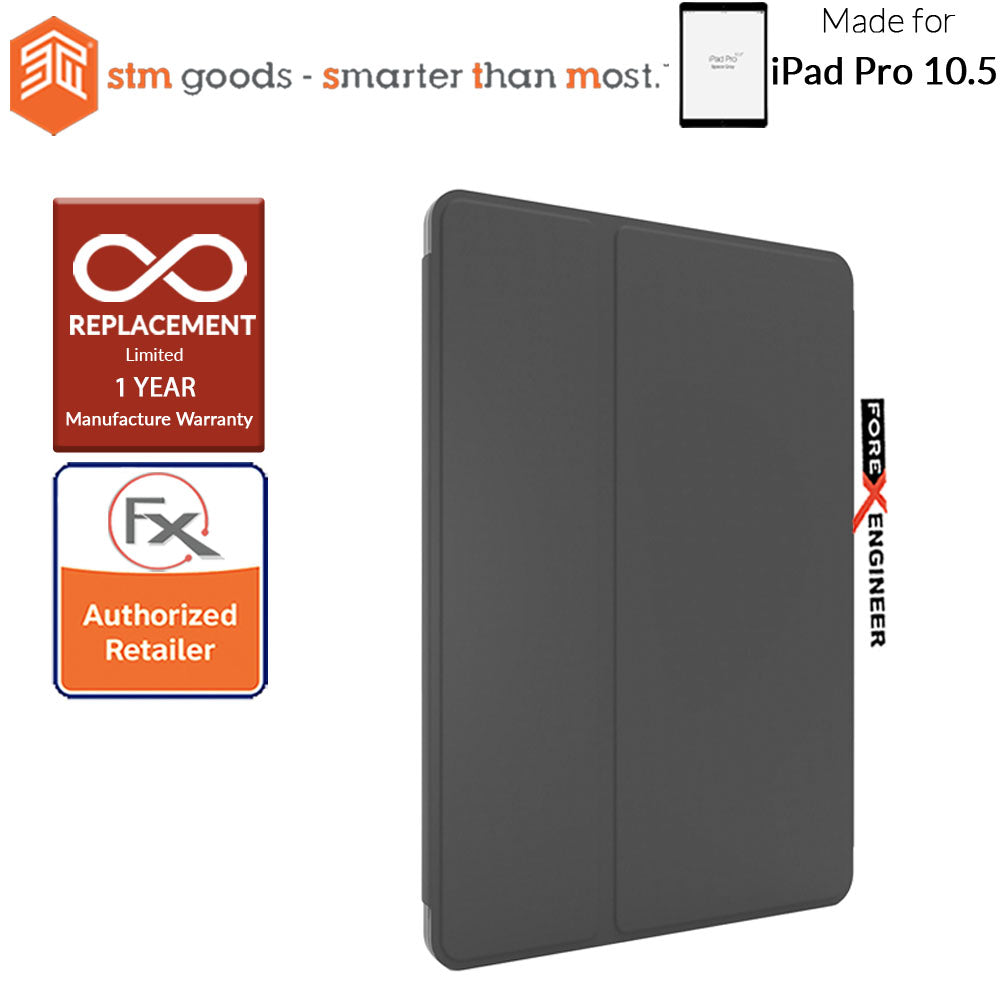 STM Studio for iPad Air 10.5" ( 2019 ) - iPad Pro 10.5" ( 2017 ) - Black-Smoke Color ( Barcode: 765951765155 )