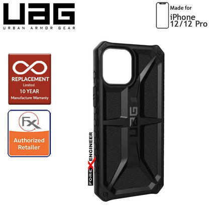 [RACKV2_CLEARANCE] UAG Monarch for iPhone 12 - 12 Pro 5G 6.1" - Rugged Military Drop Tested ( Black ) - ( Barcode : 812451036046 )