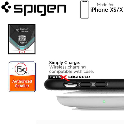 Spigen Liquid Air for iPhone Xs - X - Black - Forexengineer-malaysia