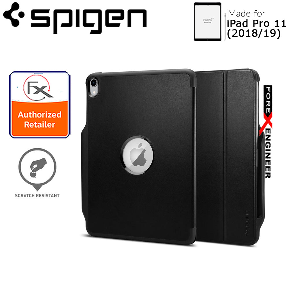 Spigen Smart Fold 2 for iPad Pro 11" (2018-19) - with build in Apple Pencil slot - Black