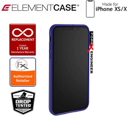 Element Case Illusion for iPhone Xs - X - Military Spec Drop Protection - Blue - Forexengineer-malaysia