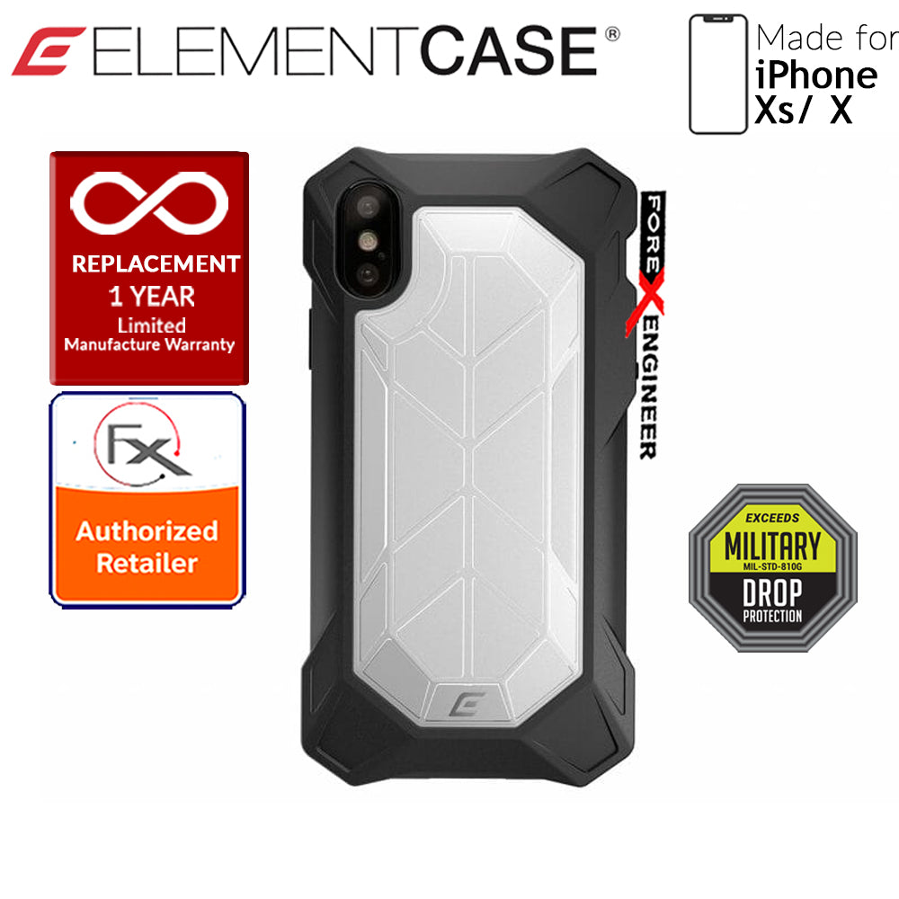 Element Case Rev for iPhone Xs - X - 3 meters Drop Proof Protection - Clear