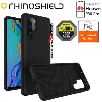 Rhinoshield SolidSuit for Huawei P30 Pro - 3.5 Meters Drop Protection - Classic Black - Forexengineer-malaysia