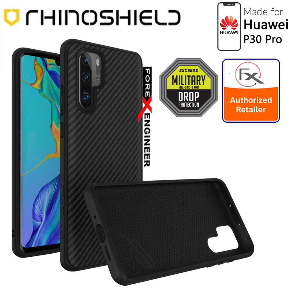Rhinoshield SolidSuit for Huawei P30 Pro - 3.5 Meters Drop Protection - Carbon Fiber color