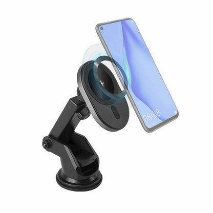 Energea MagDisc Drive Wireless Charging Magnetic Car Mount - Magsafe Compatible - Gunmetal (Barcode: 6957879424267 ) - Forexengineer -Malaysia- 6957879424267