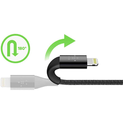 Belkin Duratek Plus Lightning to USB-A Cable ( 1.2m ) - Black (Barcode: 745883769568 )