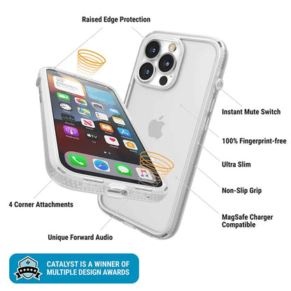 Catalyst Influence for iPhone 13 Pro Max 6.7" 5G - 10ft Drop Proof - Clear (Barcode: 840625111695 )