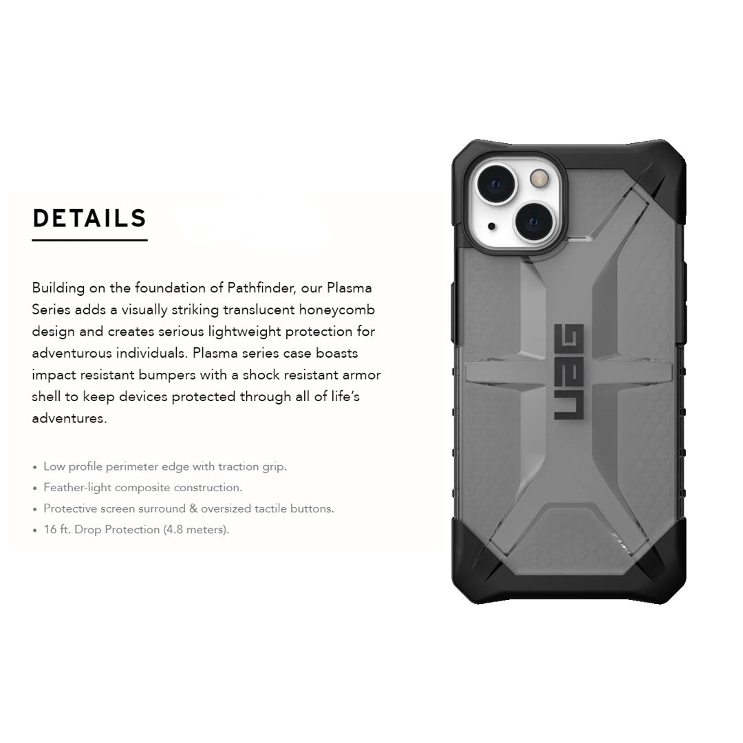 UAG Plasma for iPhone 13 5G 6.1" - Ash ( Barcode: 810070364311 )