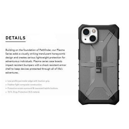 UAG Plasma for iPhone 13 5G 6.1" - Ash ( Barcode: 810070364311 )