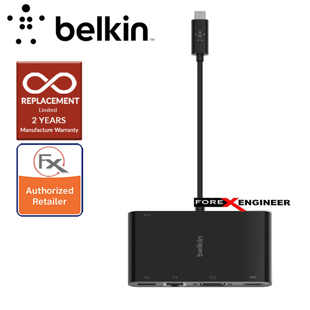 [RACKV2_CLEARANCE] Belkin USB-C Multimedia + Charge Adapter (100W PD) - (Barcode : 745883799107 )