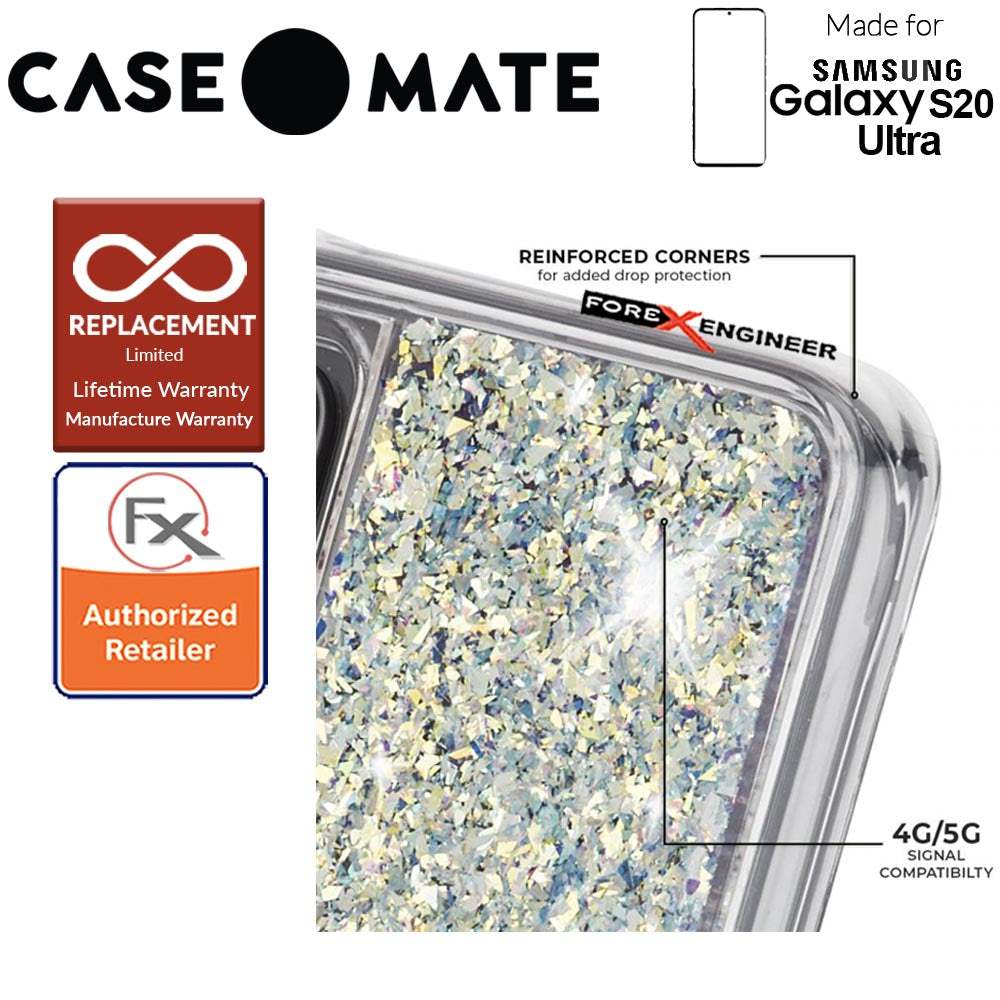 Case-Mate Case Mate Twinkle for Samsung Galaxy S20 Ultra 6.9" - Stardust Color
