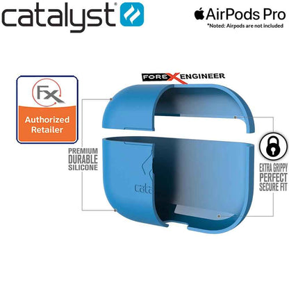 Catalyst SLIM Case for Airpods Pro - Neon Blue Color