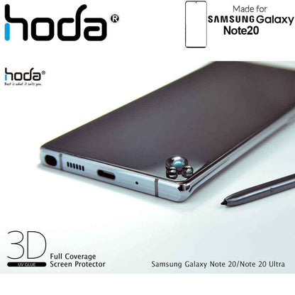 Hoda Screen Protector for Samsung Galaxy Note 20 - 3D Full UV Glue Tempered Glass ( Light INCLUDED) ( Barcode: 4713381517970+4713381516256 )