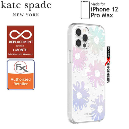 Kate Spade Protective Hardshell for iPhone 12 Pro Max 5G 6.7" - Daisy Iridescent ( Barcode: 191058121028 )