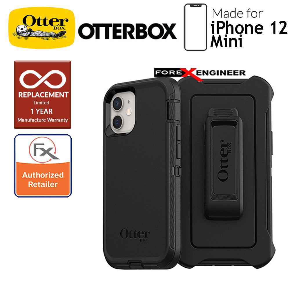 Otterbox Defender for iPhone 12 Mini 5G 5.4" - Black (Barcode : 840104215159)