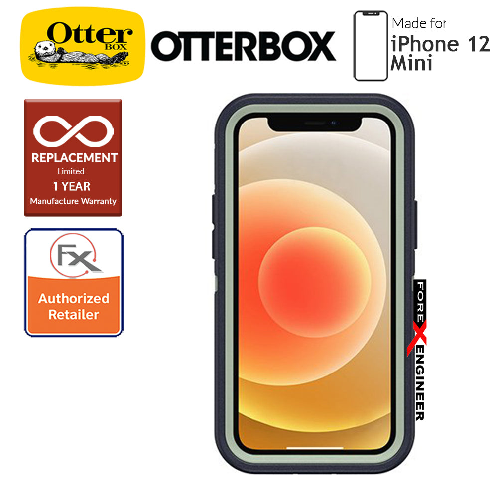 Otterbox Defender for iPhone 12 Mini 5G 5.4" - Varsity Blues (Barcode : 840104215166)