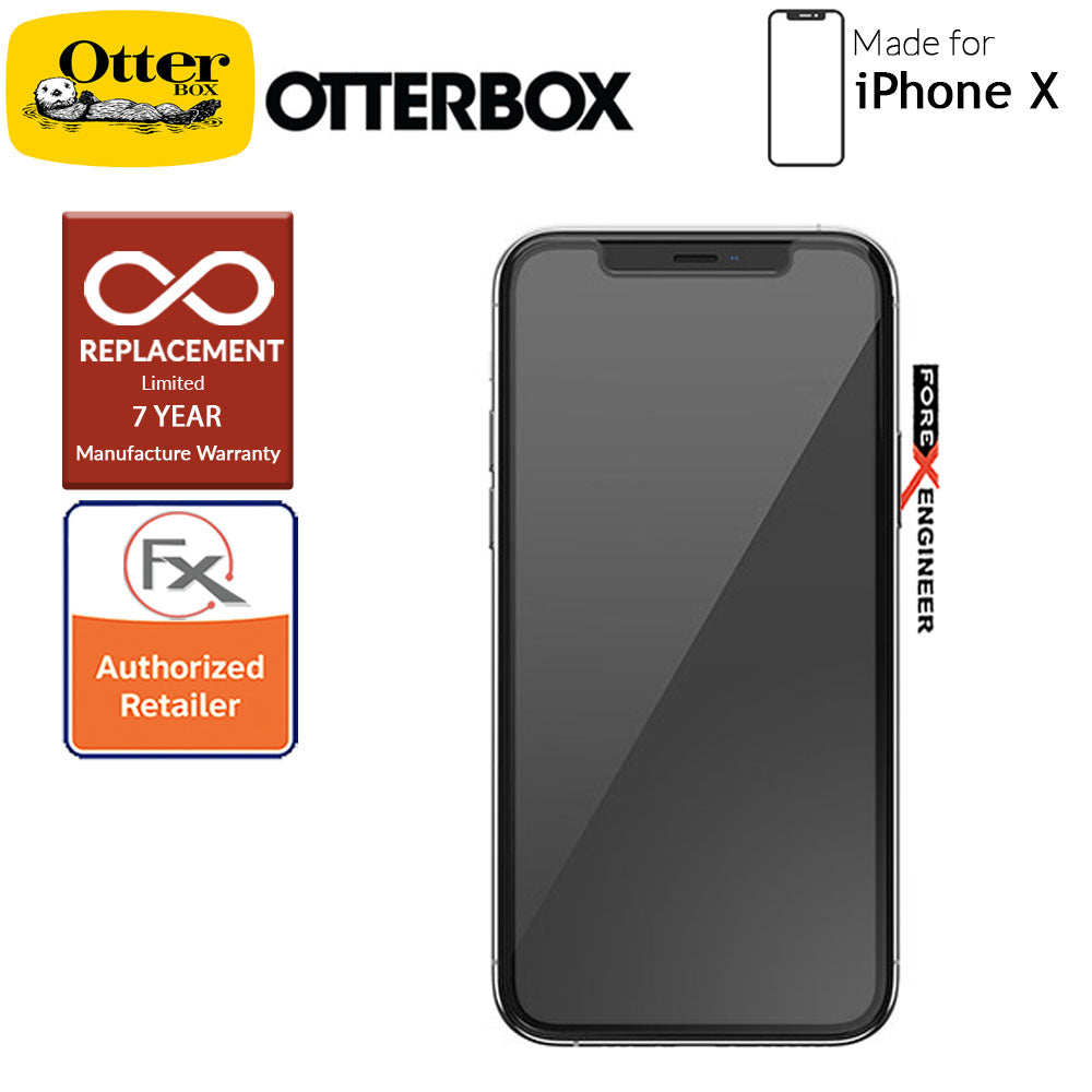 Otterbox Glass Amplify Edge 2 Edge for iPhone X - 2.5D Screen Protector - 7 Years Warranty