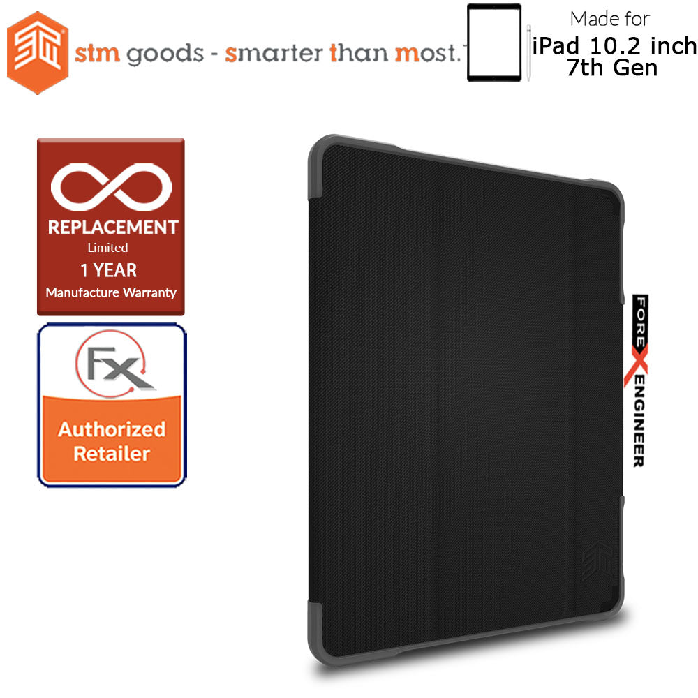 STM Dux Plus Duo for iPad 10.2 inch ( 7th - 8th - 9th Gen ) ( 2019 - 2020 ) - Black (Barcode: 765951764929 )