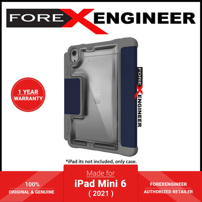 STM Dux Plus for iPad Mini 7th Gen ( 2024 ) / iPad Mini 6th Gen ( 2021 ) - Midnight Blue (Barcode: 810046112281 )