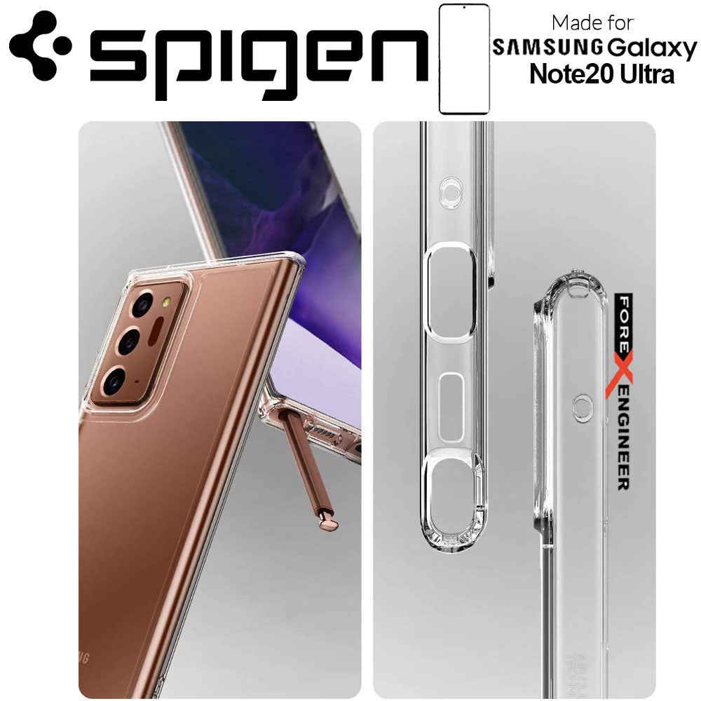Spigen Crystal Hybrid for Samsung Galaxy Note 20 Ultra 5G 2020 - Crystal Clear  ( Barcode : 8809710753655 )