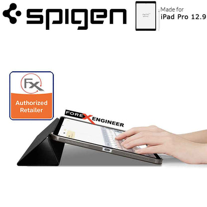 Spigen Smart Fold Case for iPad Pro 12.9 inch - 12.9" ( 2020 ) 4th Gen - Black Color ( Barcode : 8809685628477 )