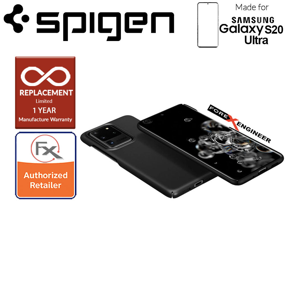 Spigen Thin Fit for Samsung Galaxy S20 Ultra 6.9" - Black Color