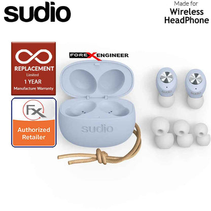 Sudio TOLV True Wireless Earbuds - Instant pairing - Blue Color ( Barcode : 7350071382042 )