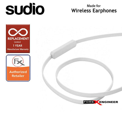 Sudio VASA BL√Ñ Bluetooth Earphones - White (Barcode : 7350071380512)