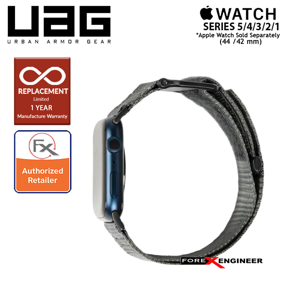 UAG Active Strap for Apple Watch for Series 7 - SE - 6 - 5 - 4 - 3 - 2 - 1 ( 45mm - 44mm - 42mm ) - Dark Grey (Barcode : 812451039795 )
