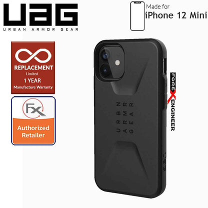 UAG Civilian for iPhone 12 Mini 5G 5.4" - Black ( Barcode : 812451035971 )