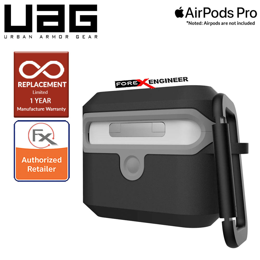 [RACKV2_CLEARANCE]  UAG Hardcase V2 for Airpods Pro  - Black-Grey (Barcode : 812451035476 )