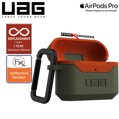 UAG Hardcase V2 for Airpods Pro  - Olive-Orange (Barcode : 812451035506 )