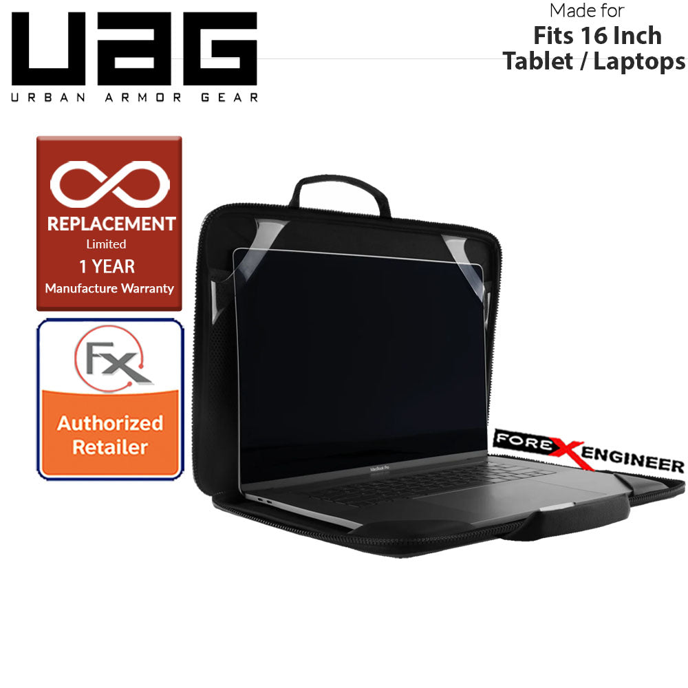 UAG Large Sleeve with Handle for Laptop 15" - 16" - 15 - 16 inch - Black Color ( Barcode : 812451034158 )