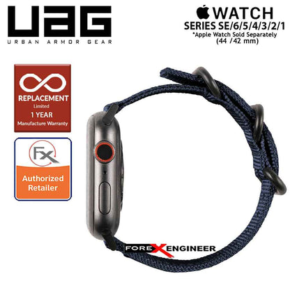UAG Nato Strap for Apple Watch Series 7 - SE - 6 - 5 - 4 - 3 - 2 - 1 ( 45mm - 42mm - 44mm ) - Mallard (Barcode: 812451038187 )