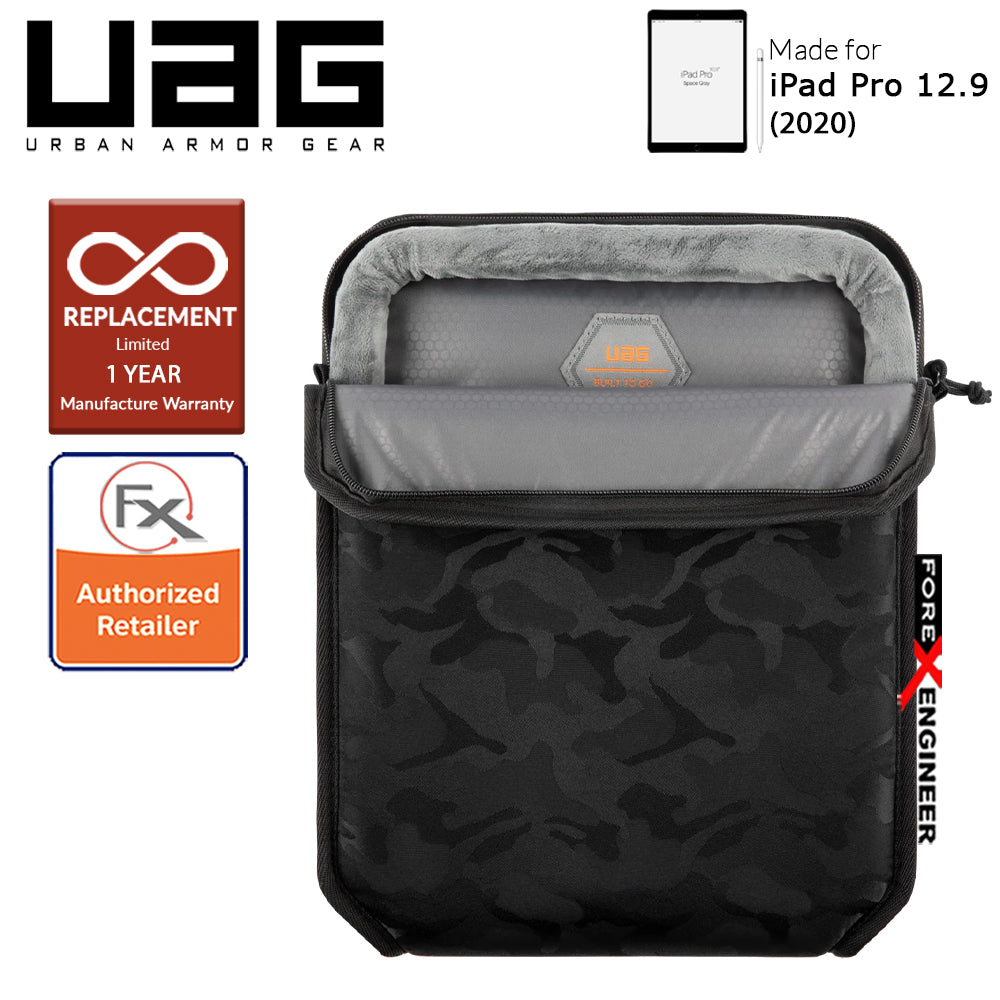 UAG iPad Pro 12.9" Shock Sleeve Lite - Black Midnight Camo (Barcode : 812451037807)